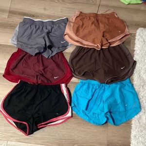 6 pairs of Nike shorts